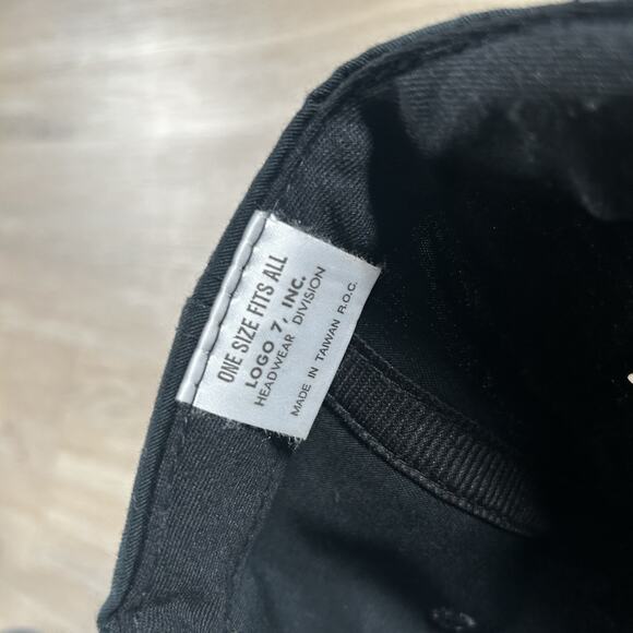 Vintage Logo Athletic NFL Football Hat Snapback Feel the‎ Power Black Cap - Picture 4 of 8